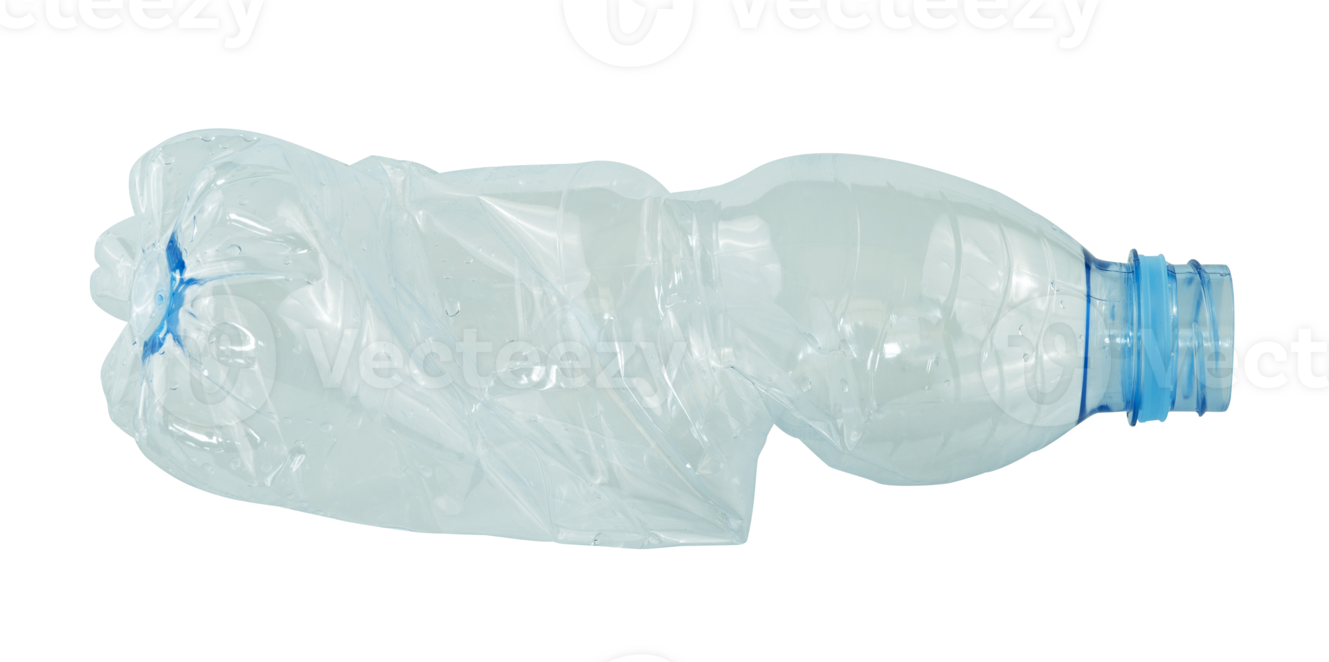 plastic bottle waste isolated element png