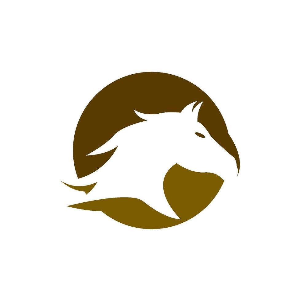 Horse logo icon, design vector illustration template.