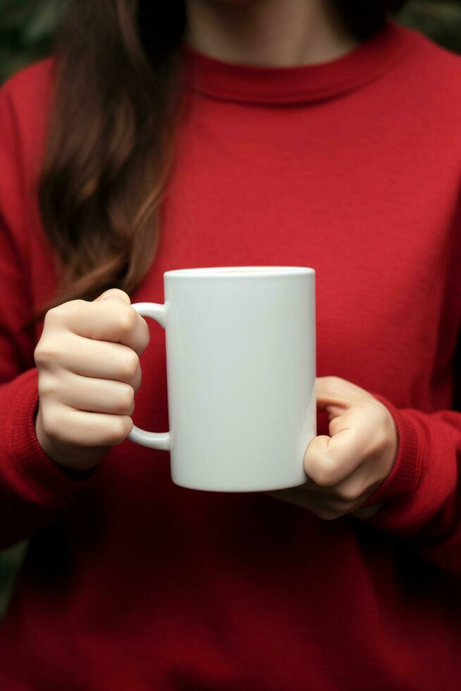 AI generated Collection of Mug Mockups Ready for Displaying POD Poster Illustrations photo