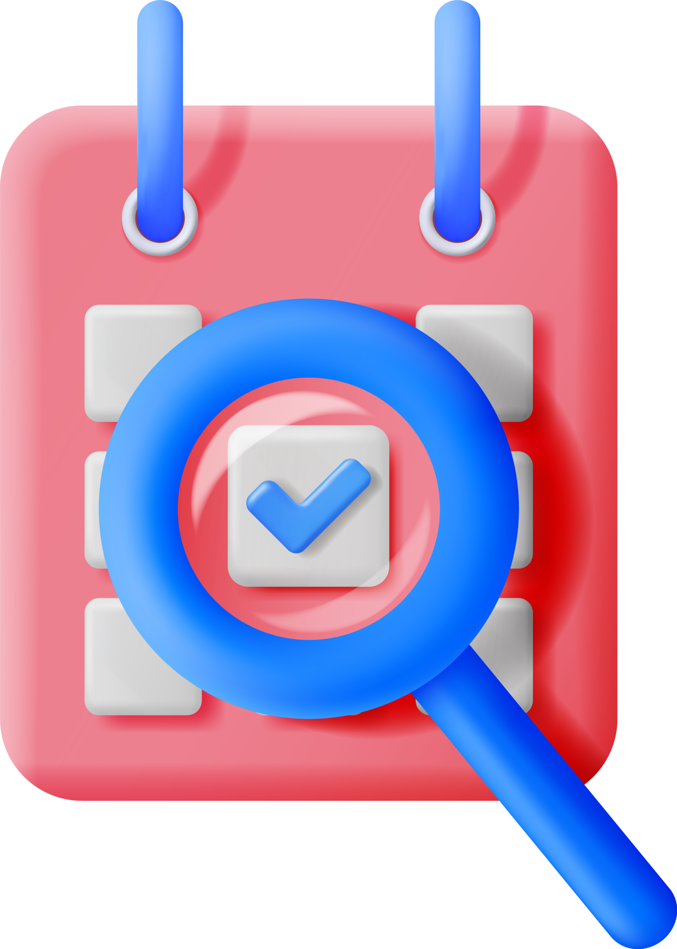 3D Paper Spiral Wall Calendar And Magnifying Glass 35700016 PNG 3d-paper-spiral-wall-calendar-and-magnifying-glass-35700016-png