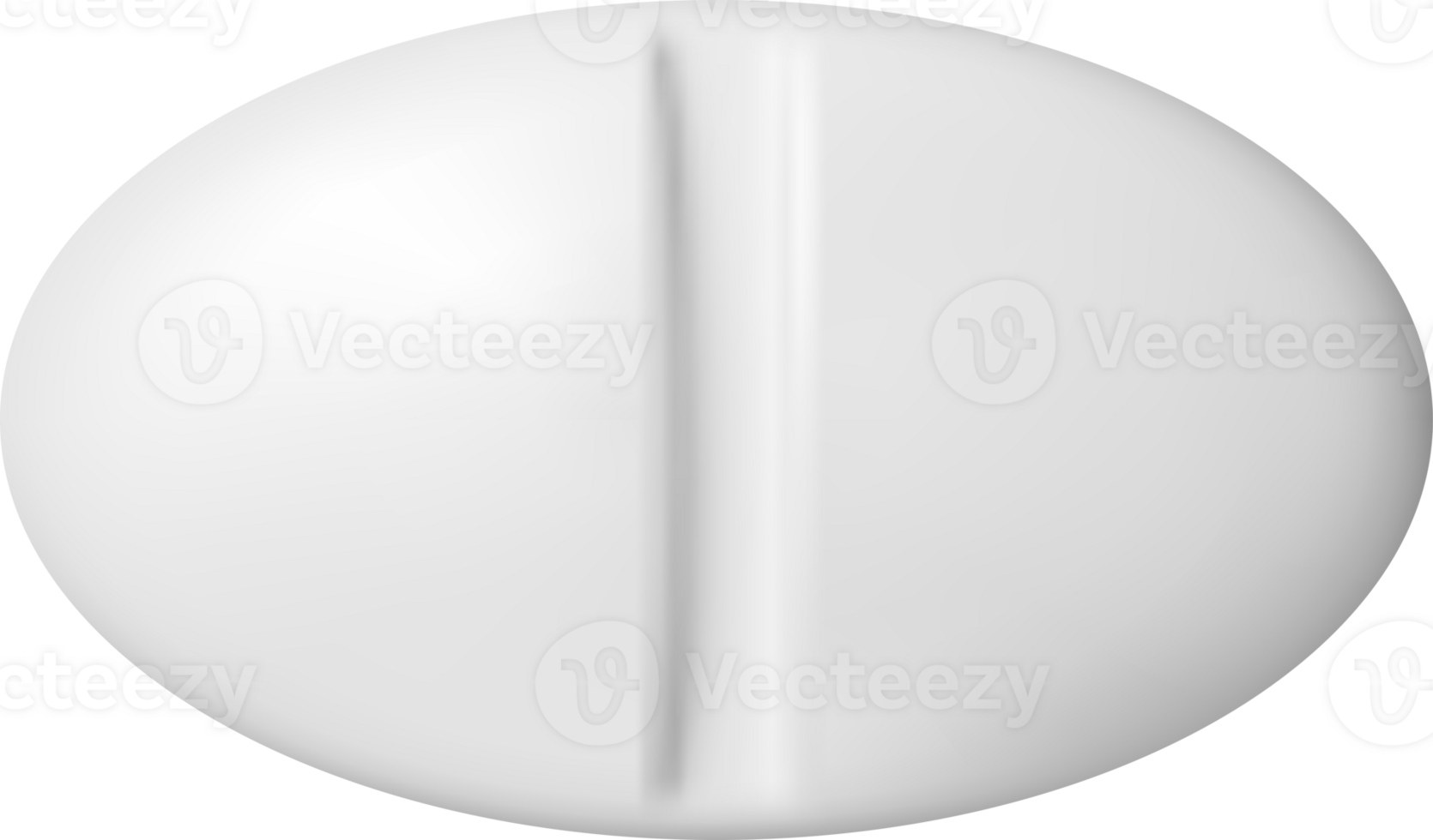 3D Classic Round Tablet Pill png