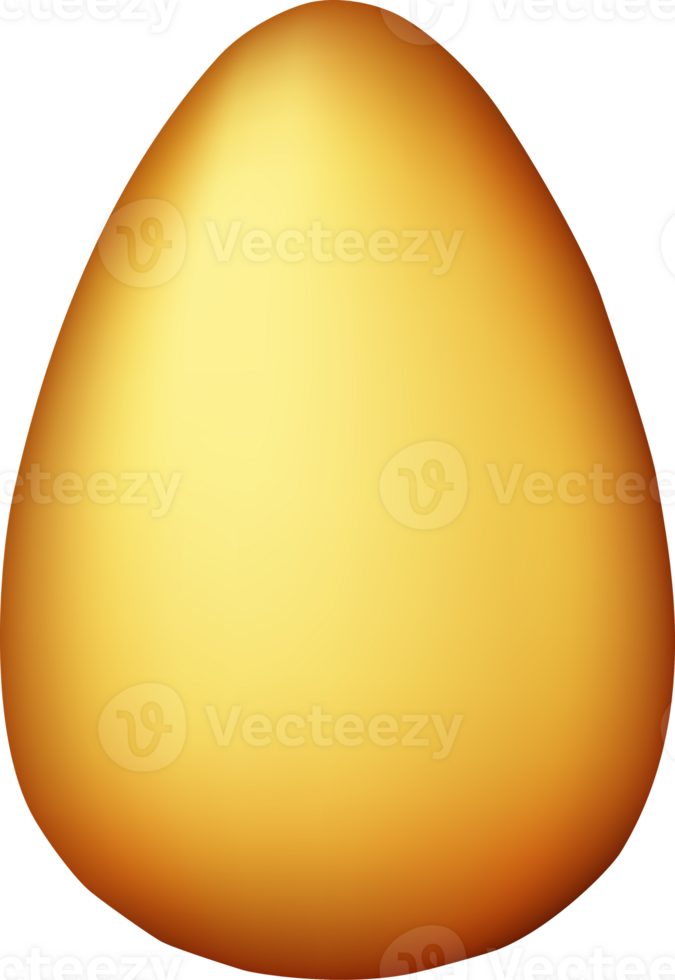 3D Gold Geometric Shape png