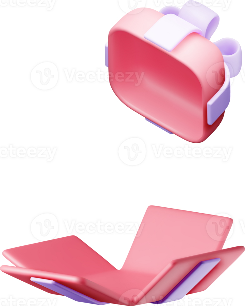 3d Open Gift box. png