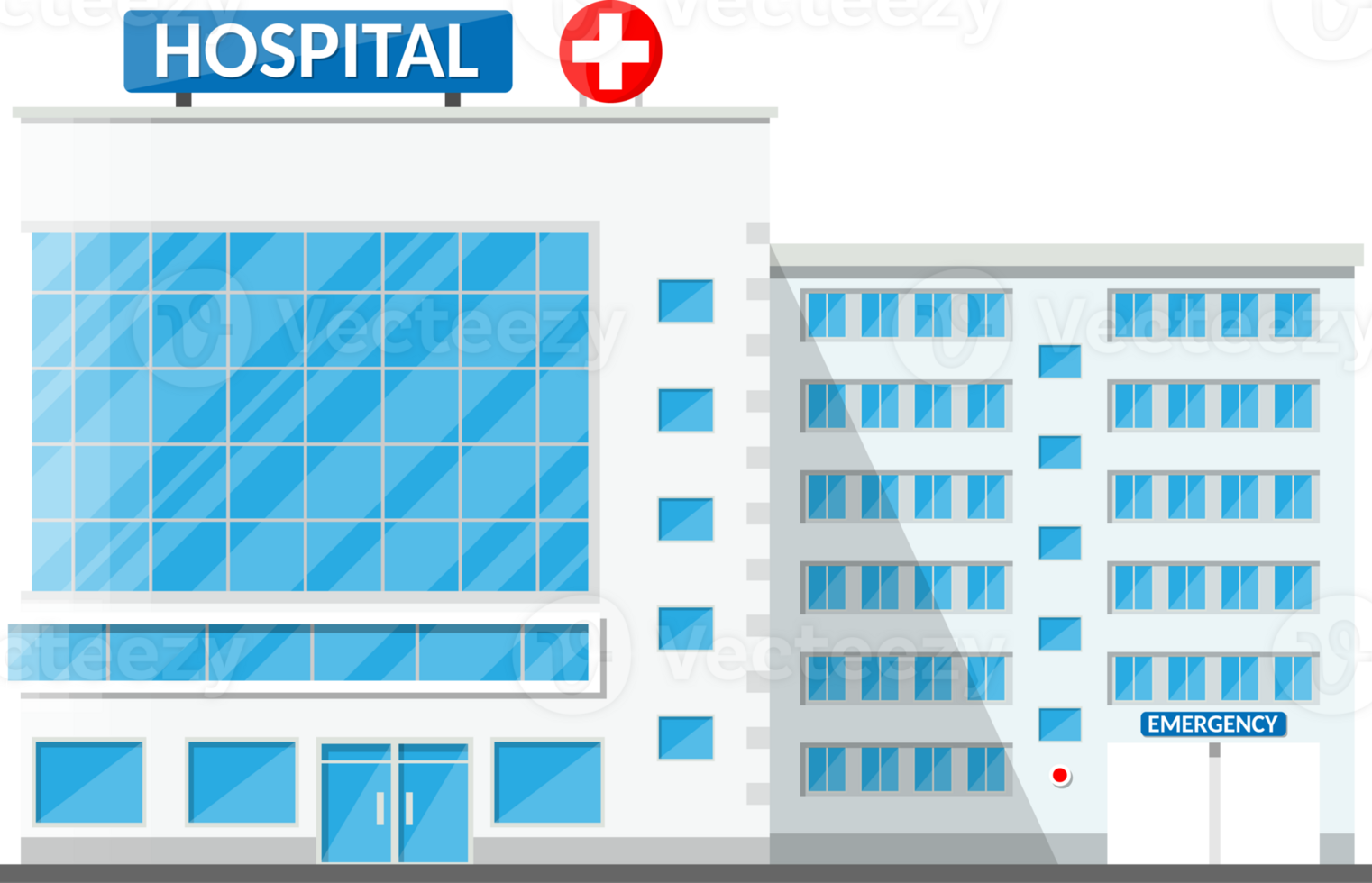 Hospital building, medical icon. png