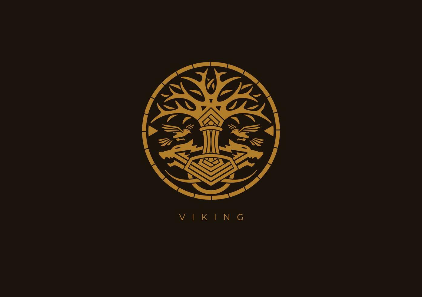 VIKING ORNAMENT VECTOR
