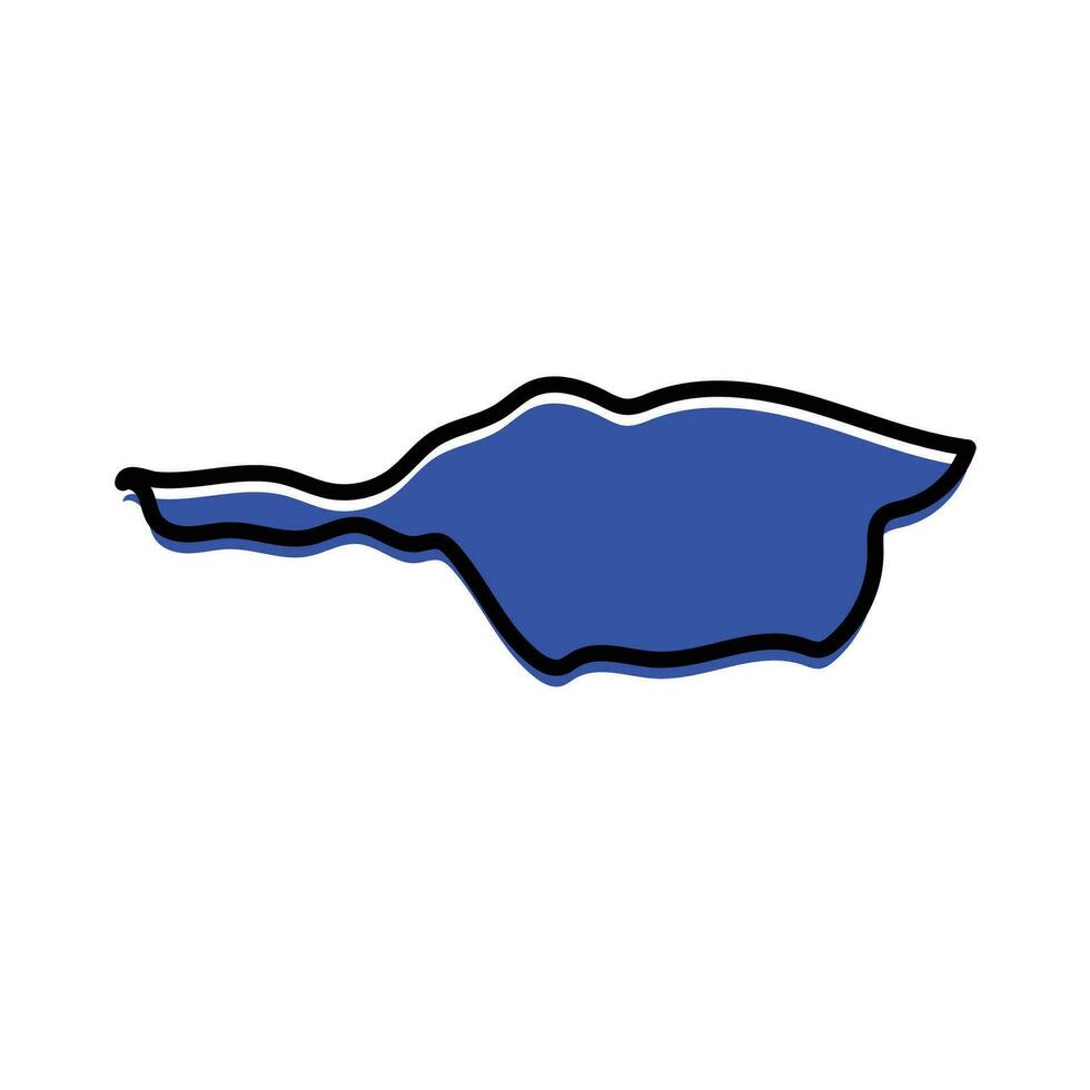 Apure state of Venezuela vector map design.