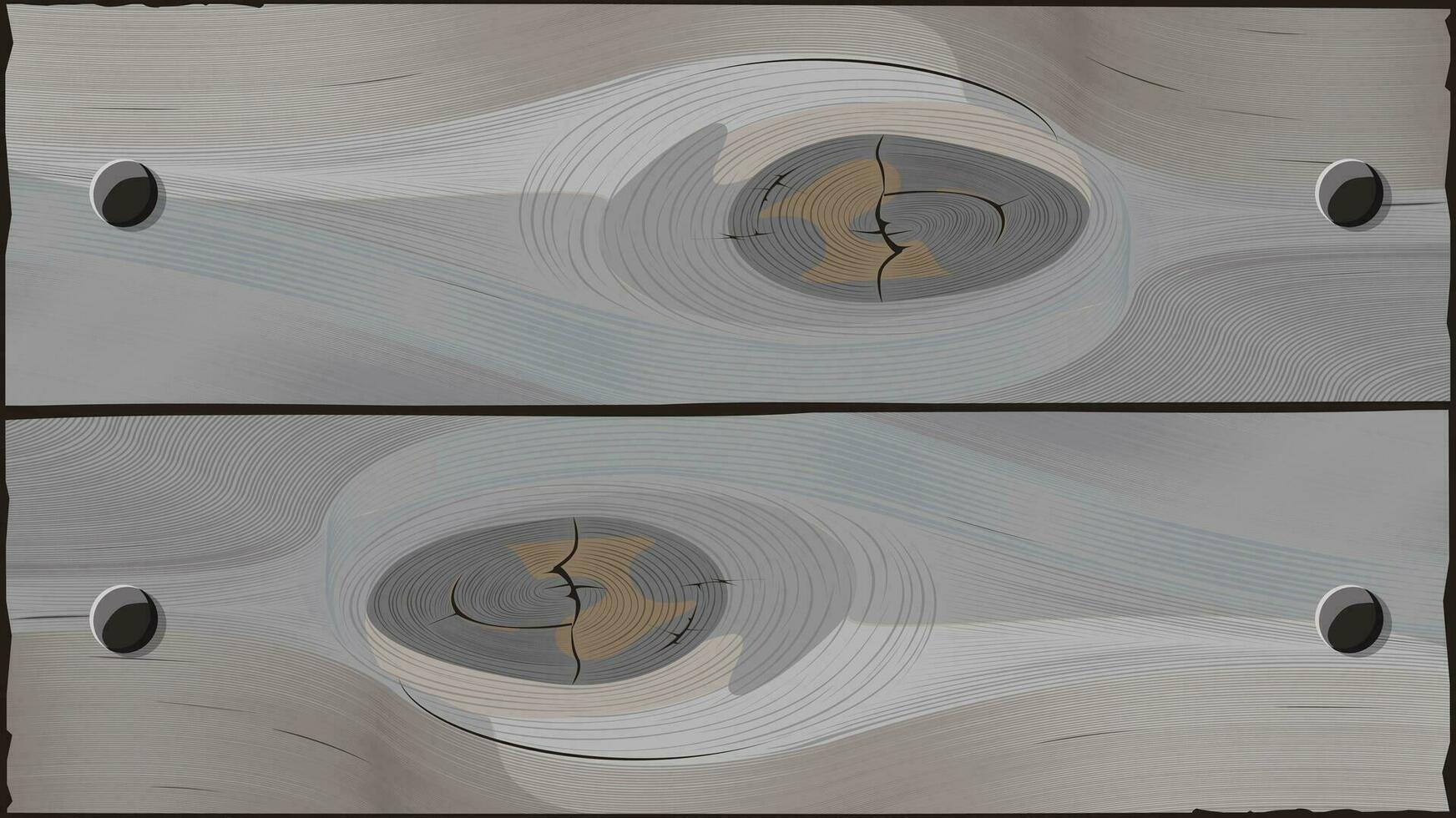 seamless texture of boards on nails vector
