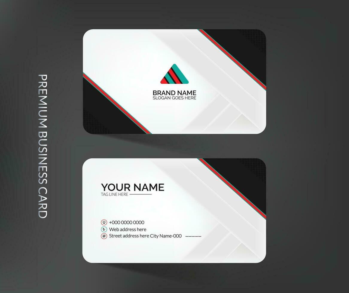 Professional business card,Visiting card template design vector