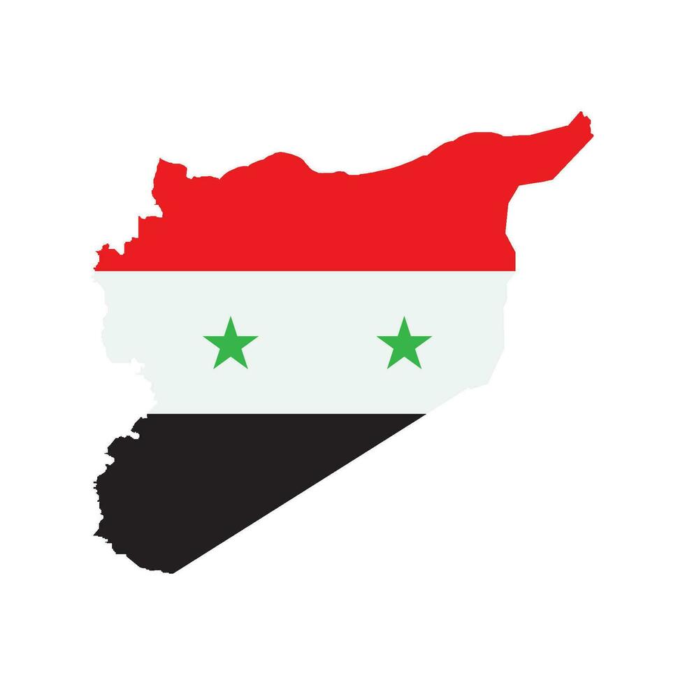 Syria map icon vector