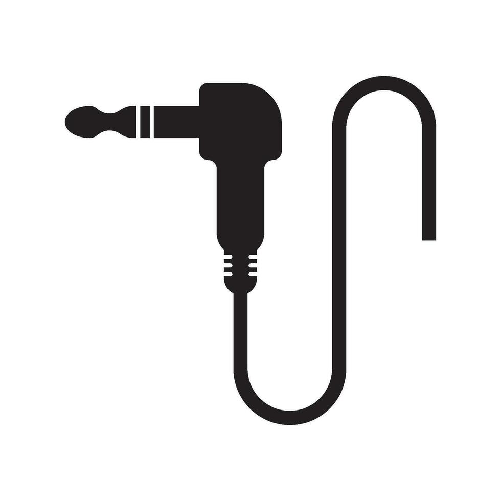 Audio jack icon vector