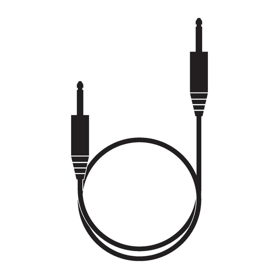 Audio jack icon vector