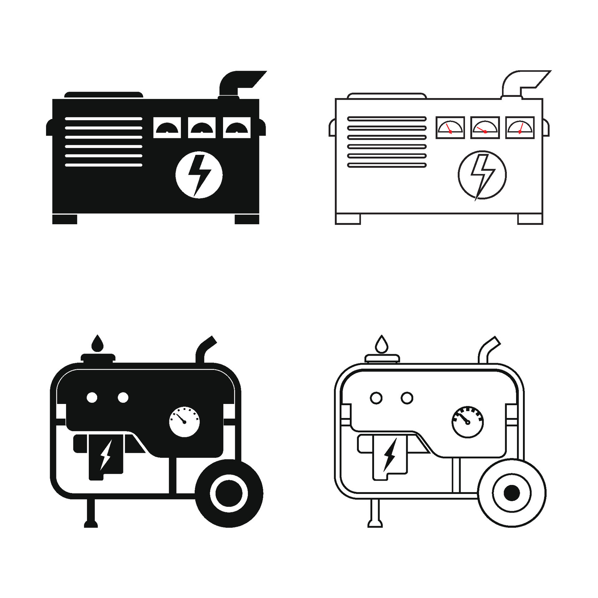 Electric Generator icon 35701986 Vector Art at Vecteezy