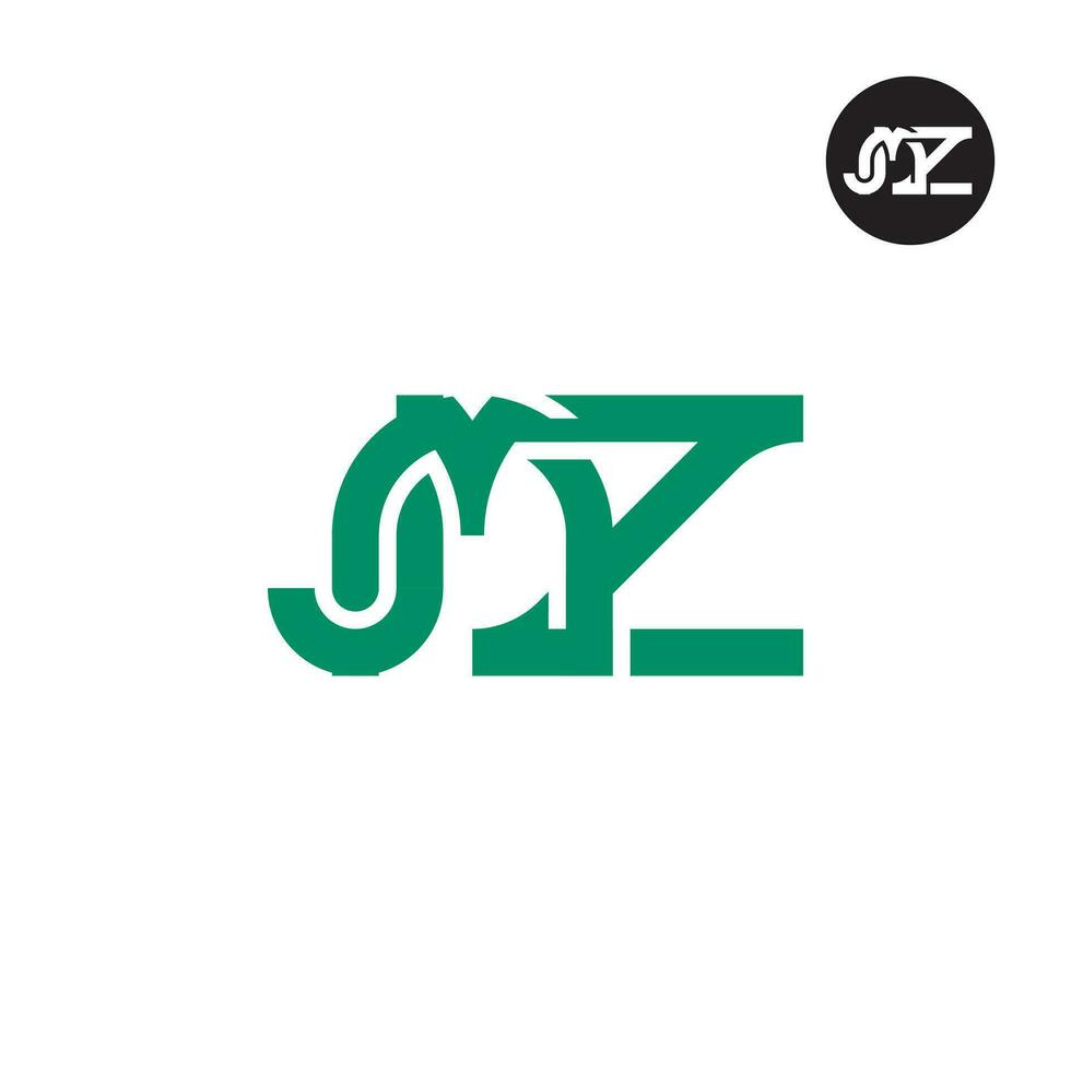 Letter JMZ Monogram Logo Design 35702069 Vector Art at Vecteezy