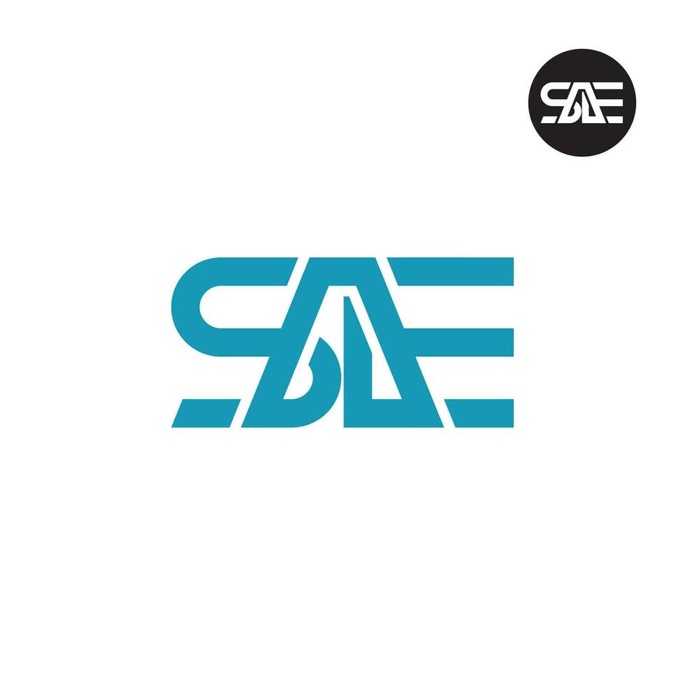 Letter SAE Monogram Logo Design vector