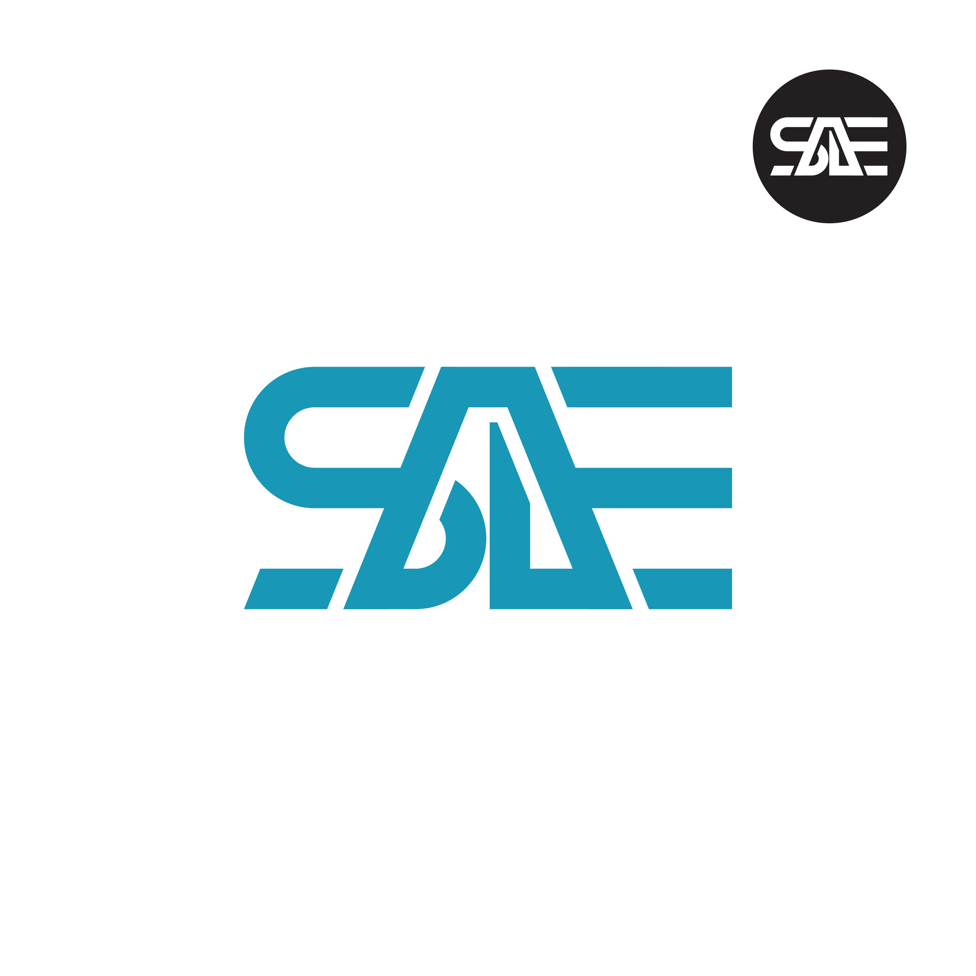 Letter SAE Monogram Logo Design 35702171 Vector Art at Vecteezy