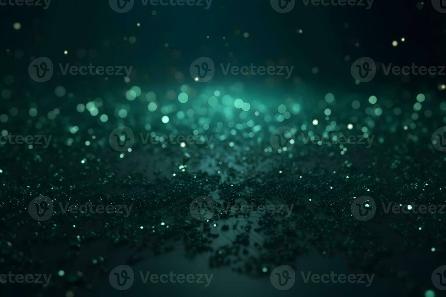 AI generated Green emerald background with shining elements. Neural network AI generated photo
