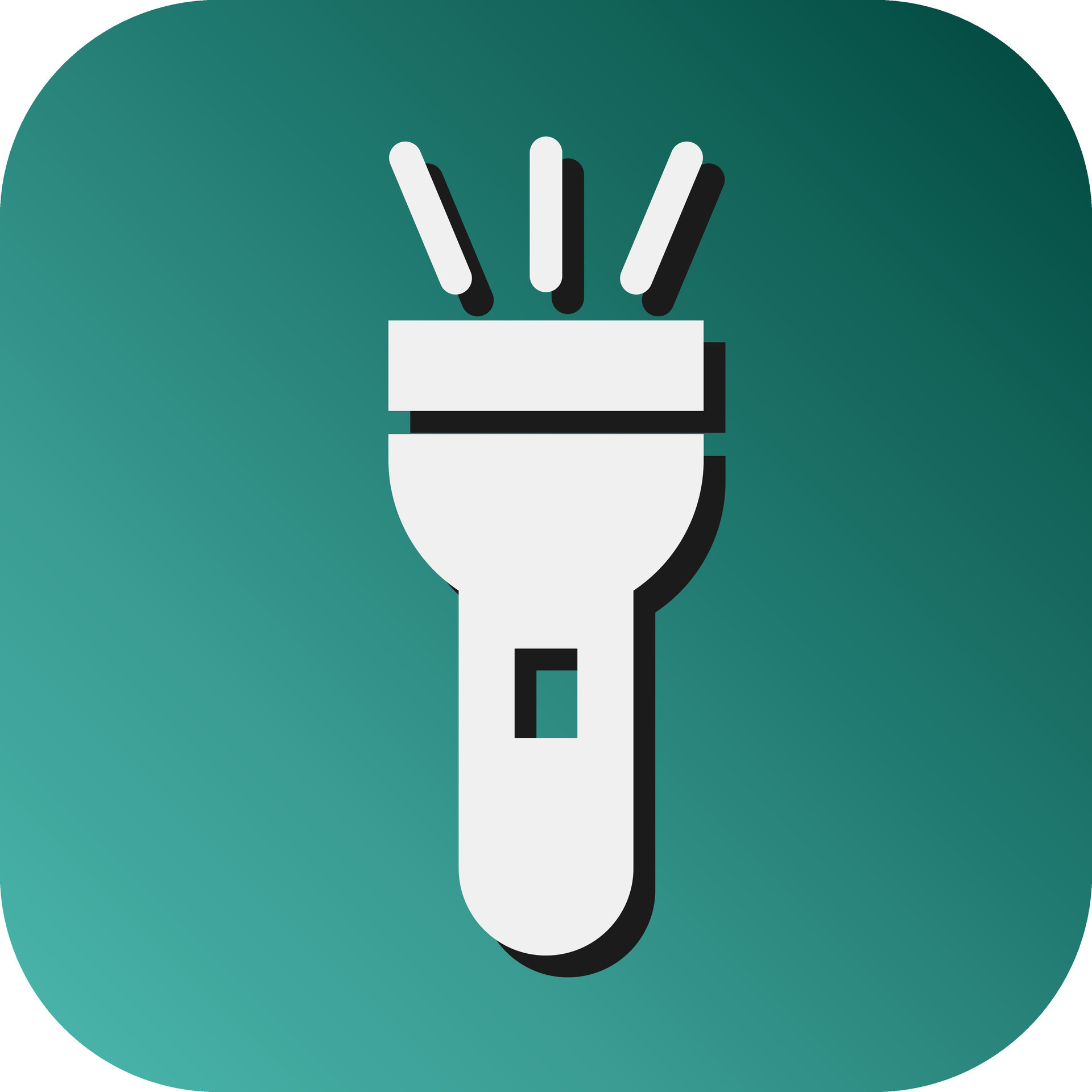 Torch Vector Glyph Gradient Background Icon For Personal And Commercial