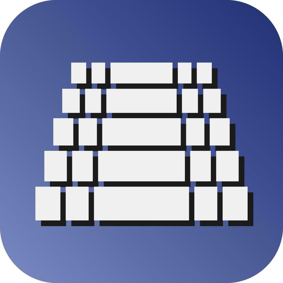 Stairs  Vector Glyph Gradient Background Icon For Personal And Commercial Use.