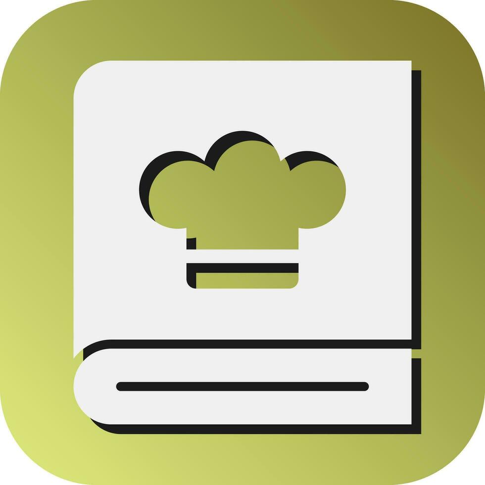 Recipe Book  Vector Glyph Gradient Background Icon For Personal And Commercial Use.