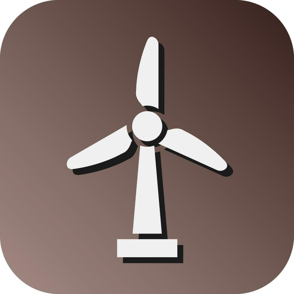 Turbine Vector Glyph Gradient Background Icon For Personal And Commercial Use.