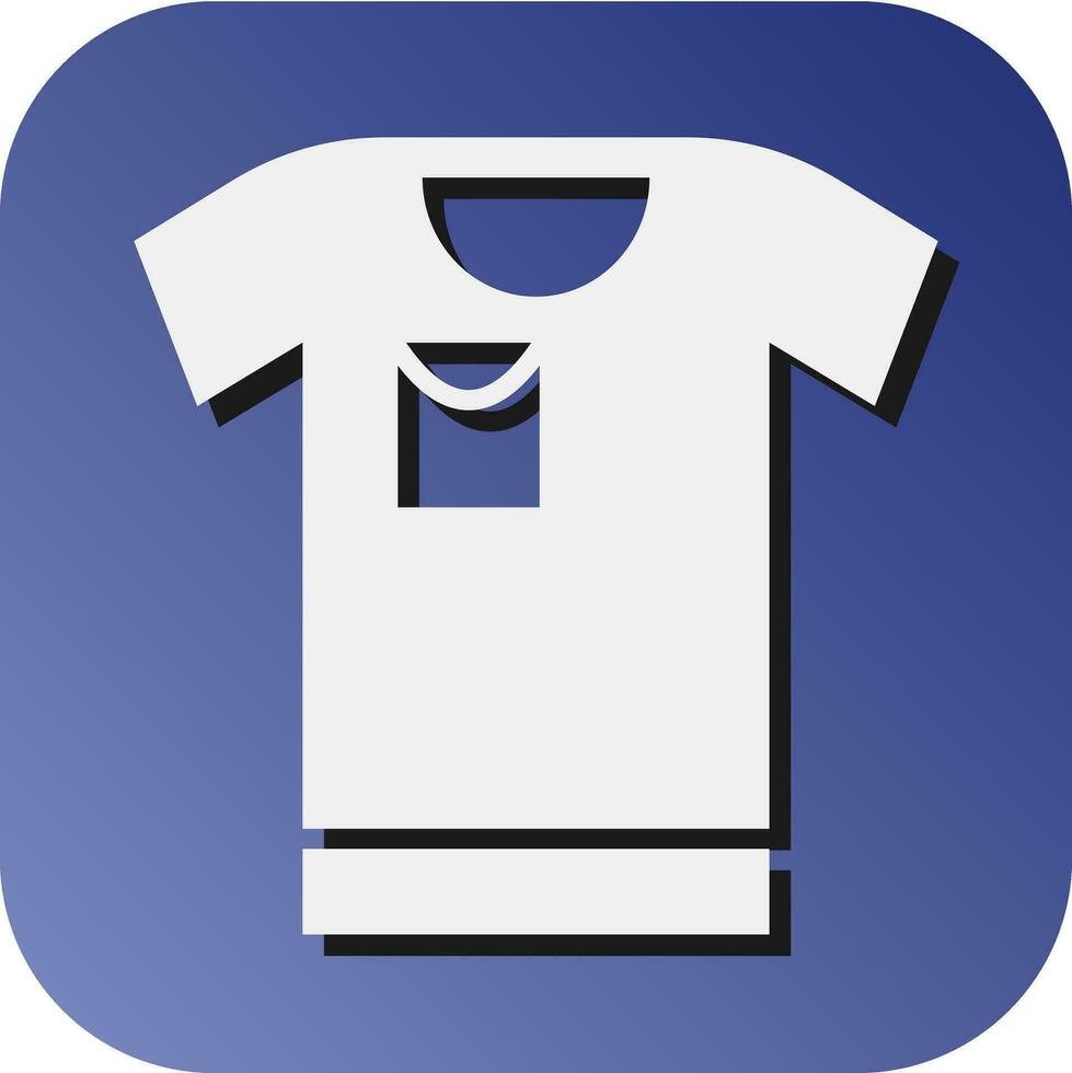 camiseta vector glifo degradado antecedentes icono para personal y comercial usar.