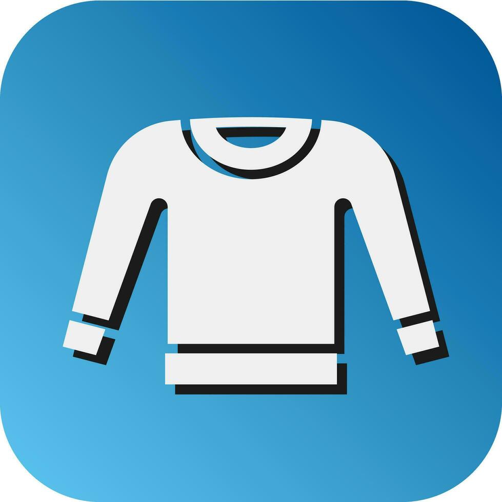 Sweatshirt  Vector Glyph Gradient Background Icon For Personal And Commercial Use.