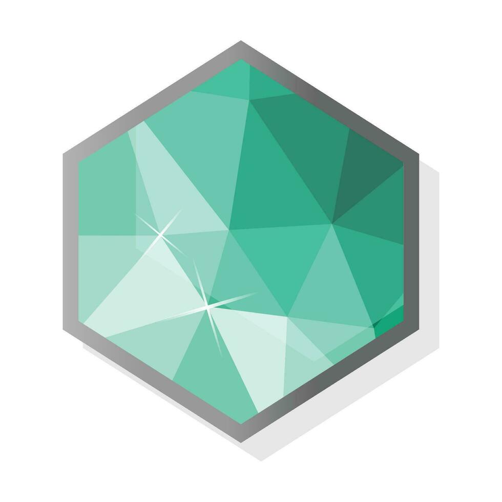 Coloured shining diamonds. Stone gems. Jewels . Diamond icon. Gemstone symbol. vector