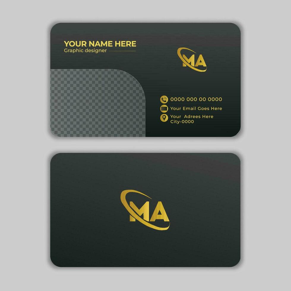 Creative Business Card Template Pro Vector