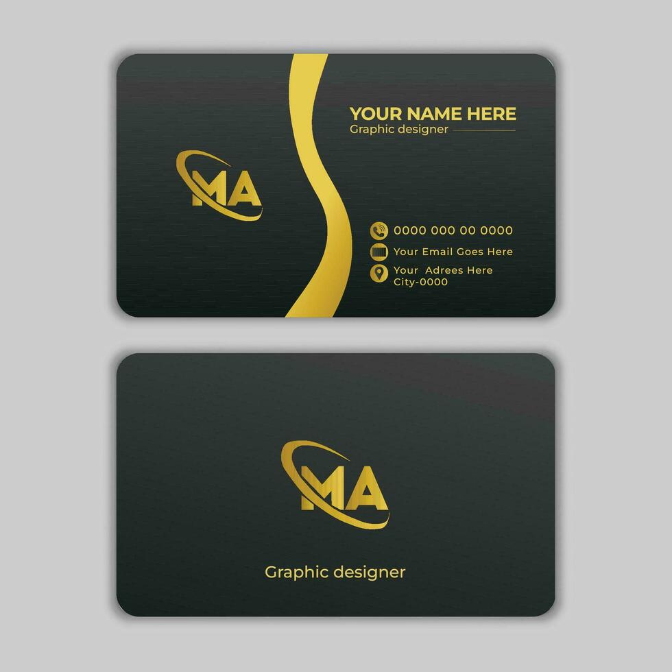 Creative Business Card Template Pro Vector