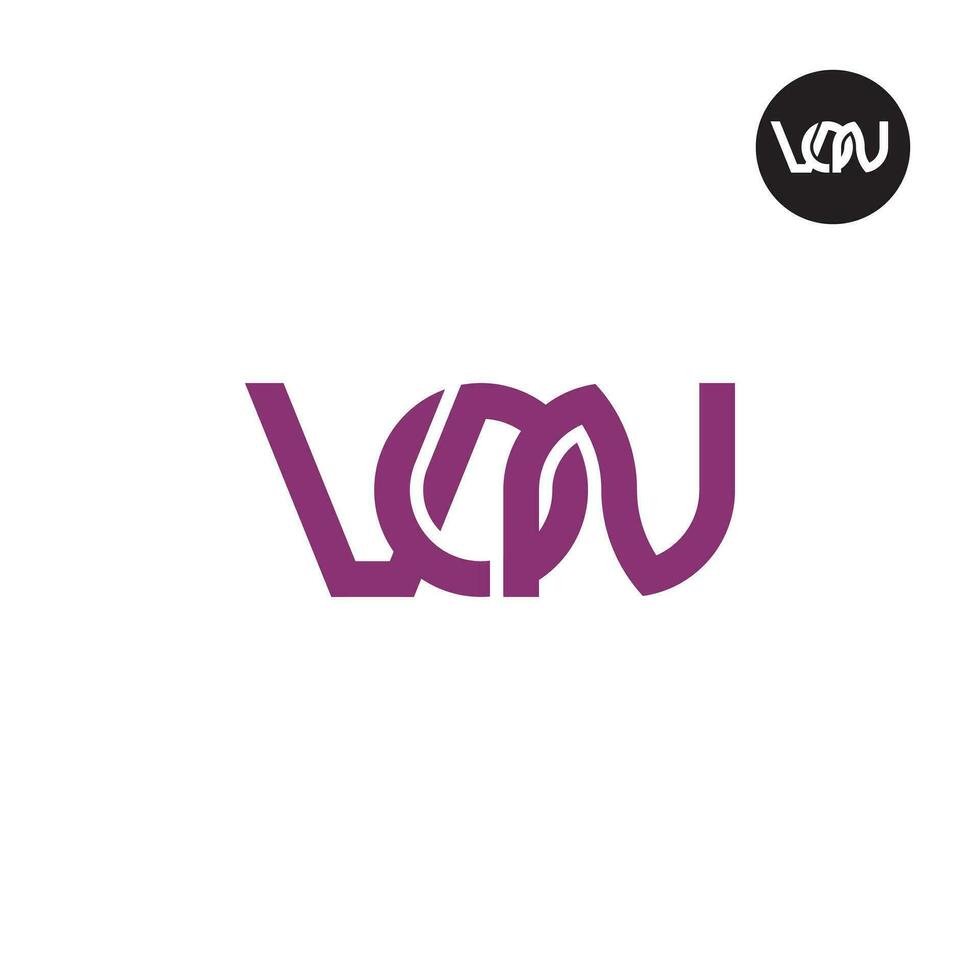 Letter VON Monogram Logo Design vector