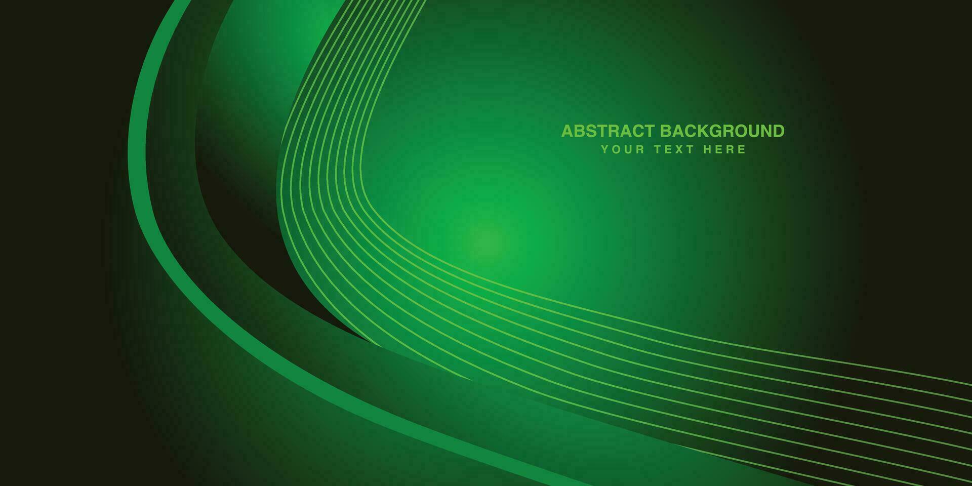 Abstract Background luxurious design, green Background creative illustration free vector