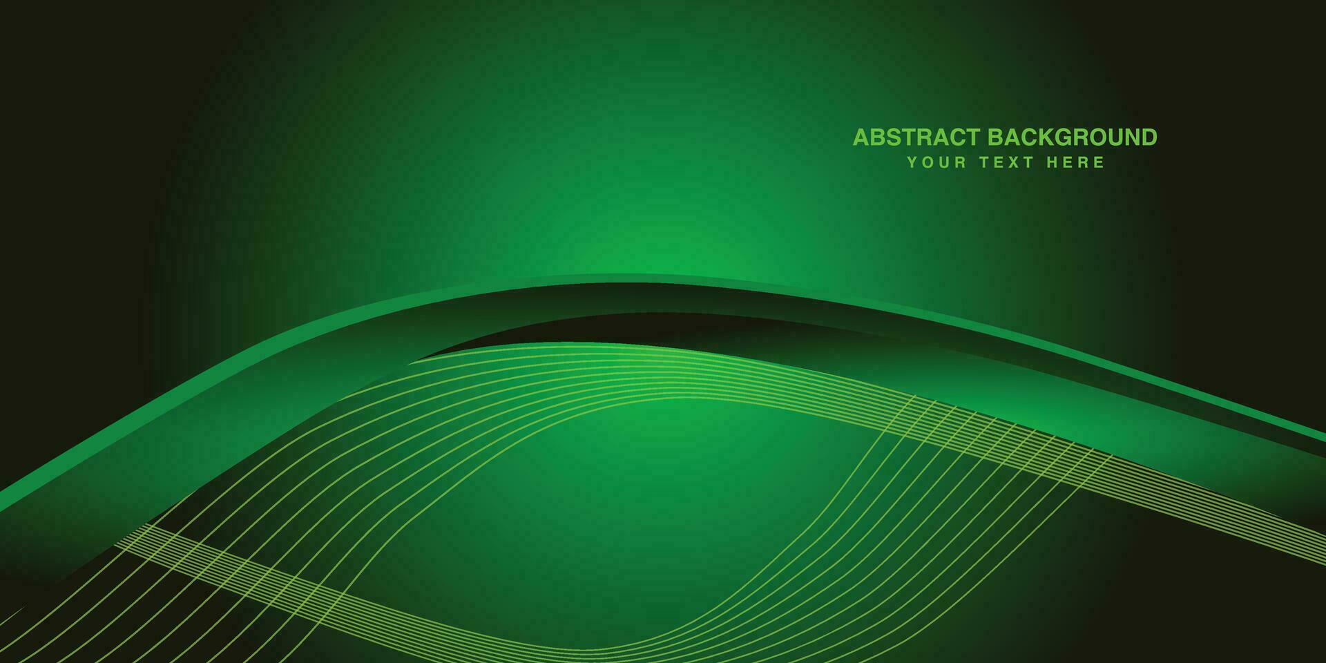 Abstract Background luxurious design, green Background creative illustration free vector