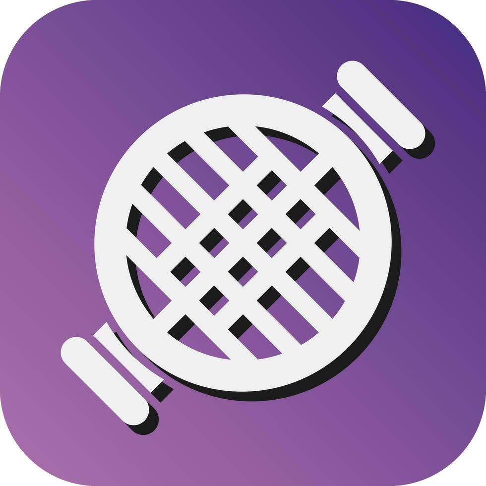 Grill Vector Glyph Gradient Background Icon For Personal And Commercial Use.