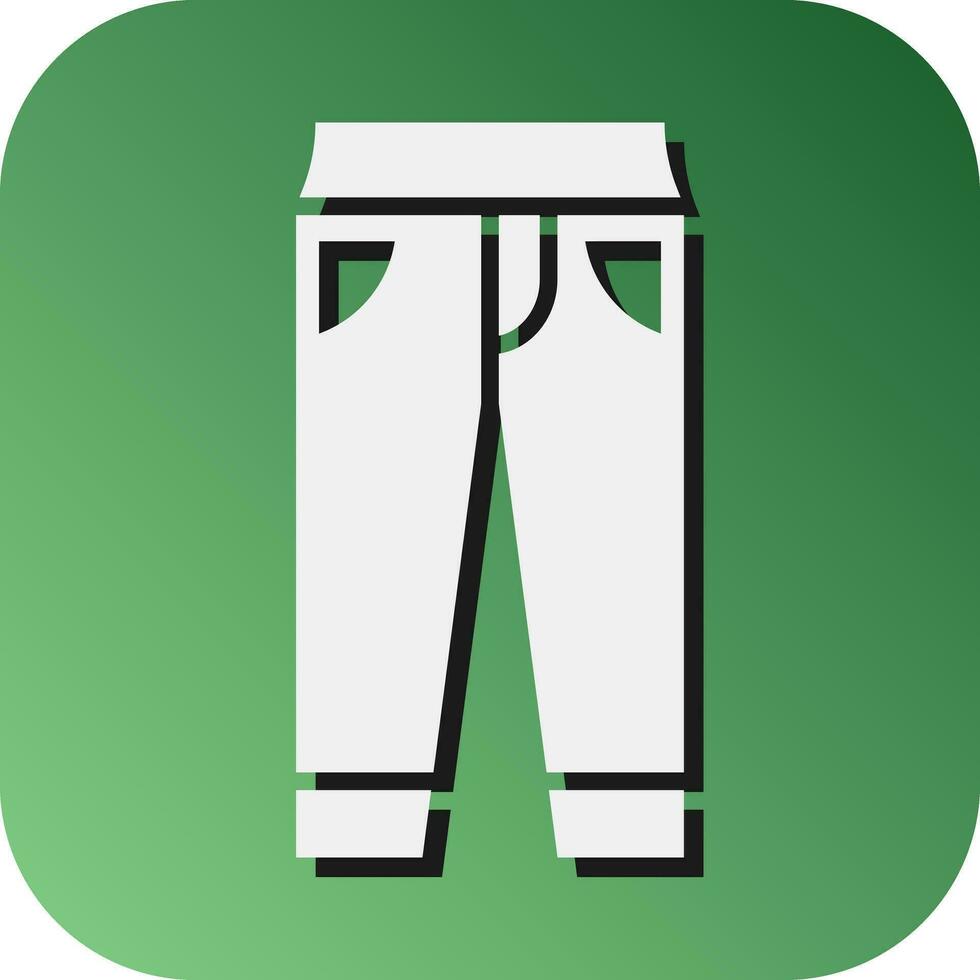 pantalones vector glifo degradado antecedentes icono para personal y comercial usar.
