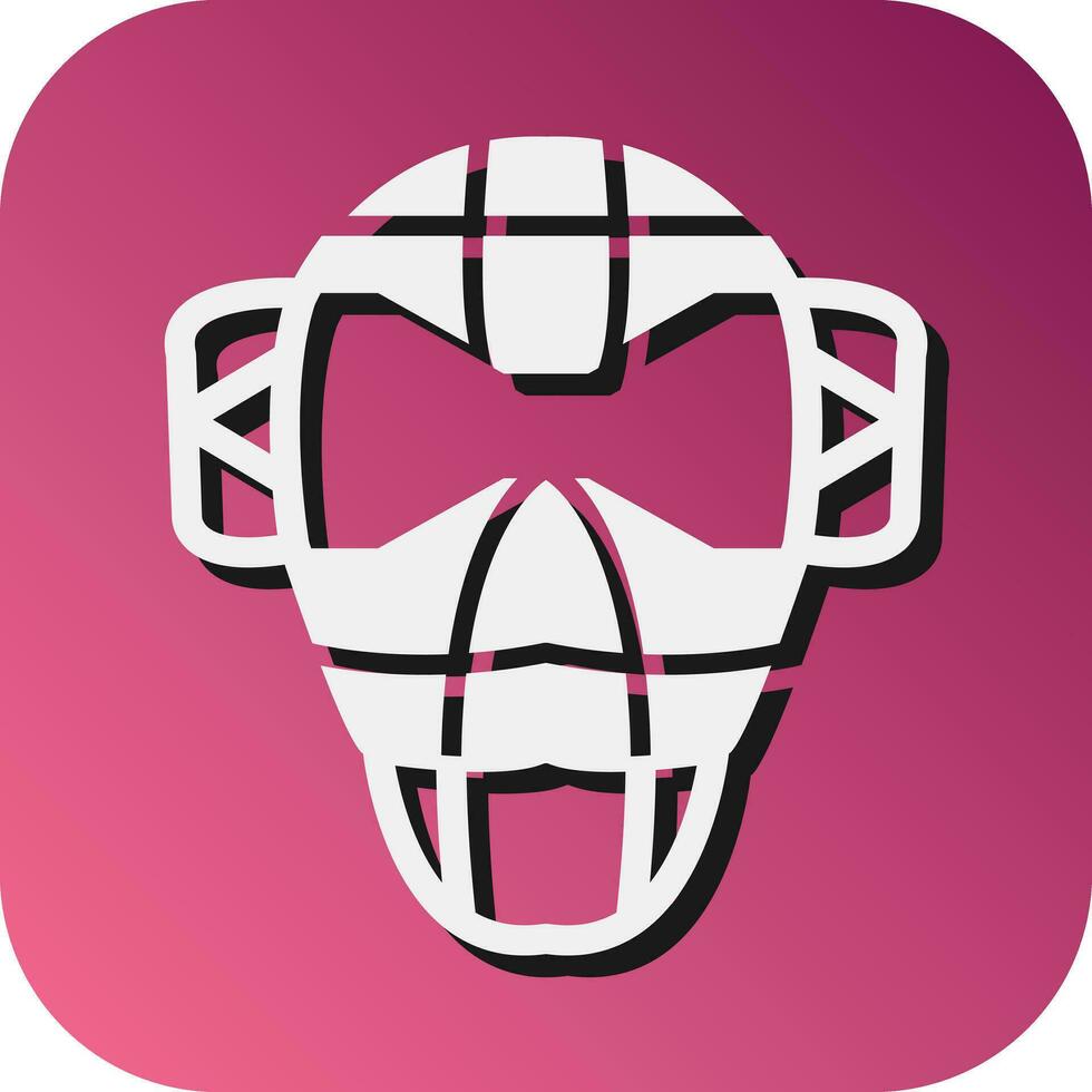 Mask  Vector Glyph Gradient Background Icon For Personal And Commercial Use.