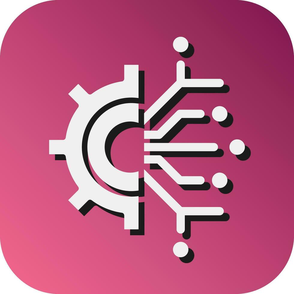 Technology Vector Glyph Gradient Background Icon For Personal And Commercial Use.