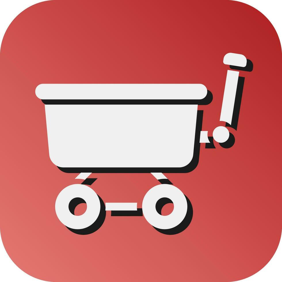 Wagon Vector Glyph Gradient Background Icon For Personal And Commercial Use.