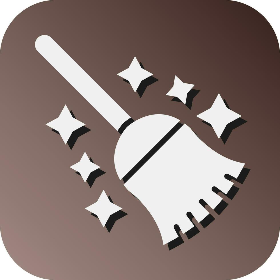 Mop Vector Glyph Gradient Background Icon For Personal And Commercial Use.
