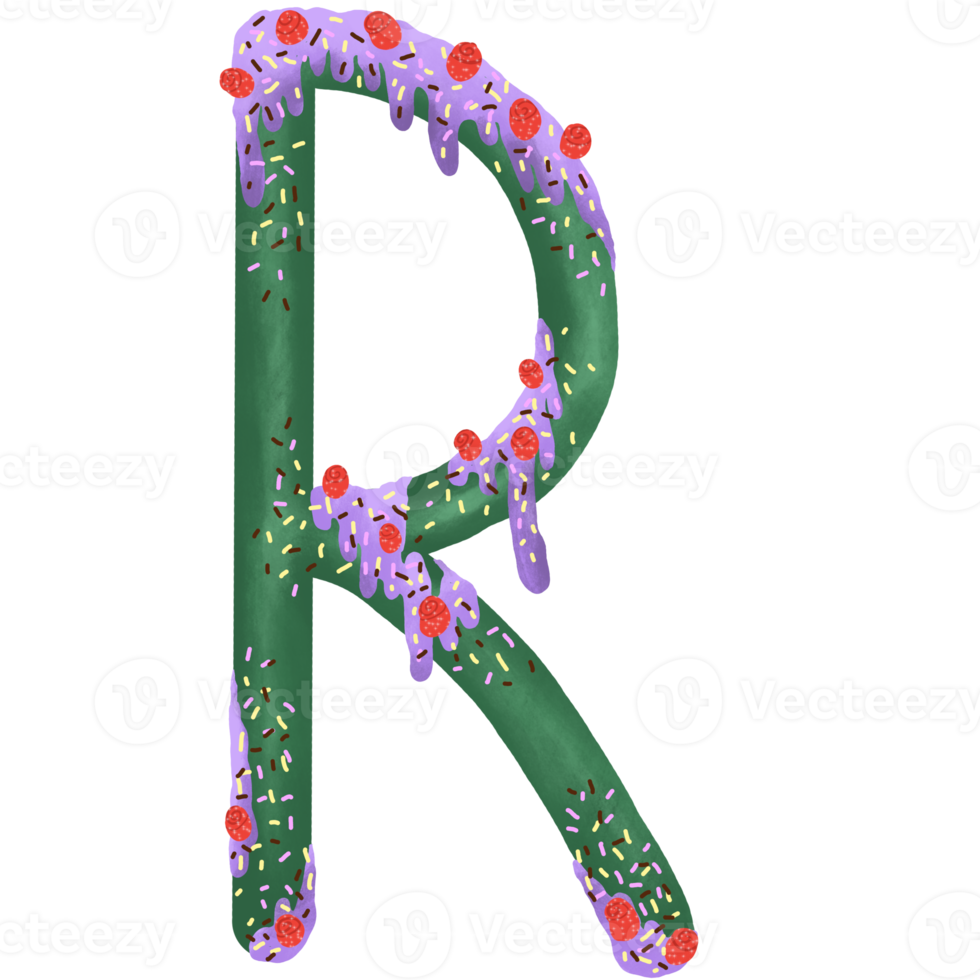 English letters in sweet pastel colors 35706261 PNG