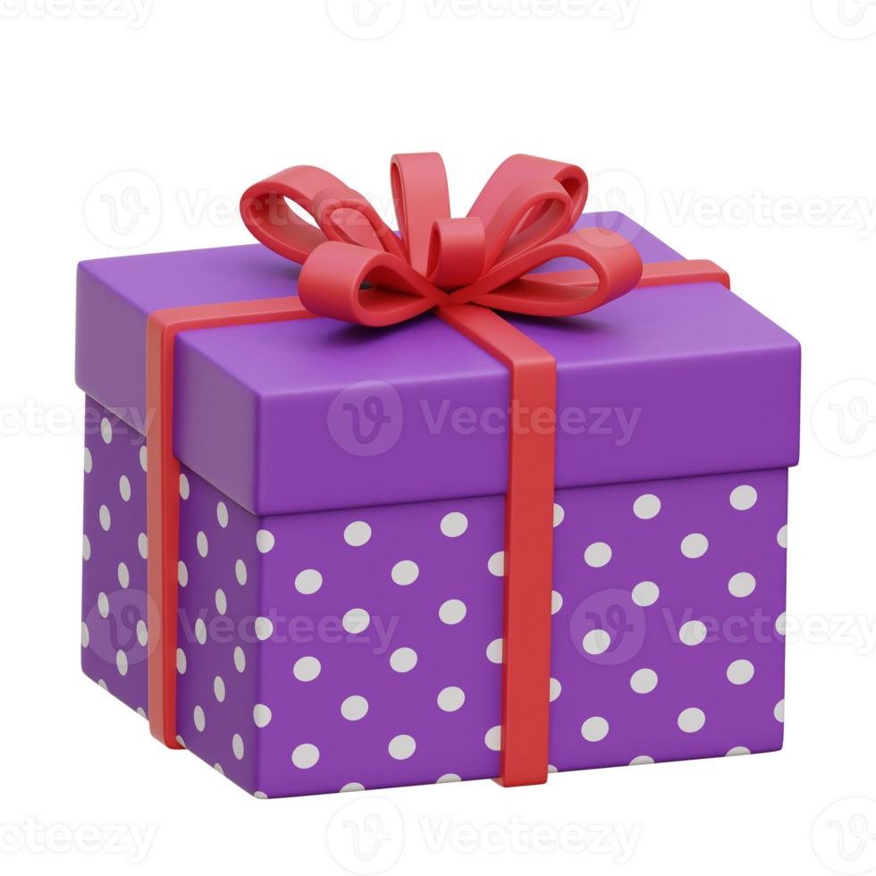 Gift Box 3D Icon Illustrations png