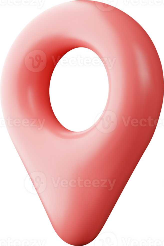 3D Location Map Pin png