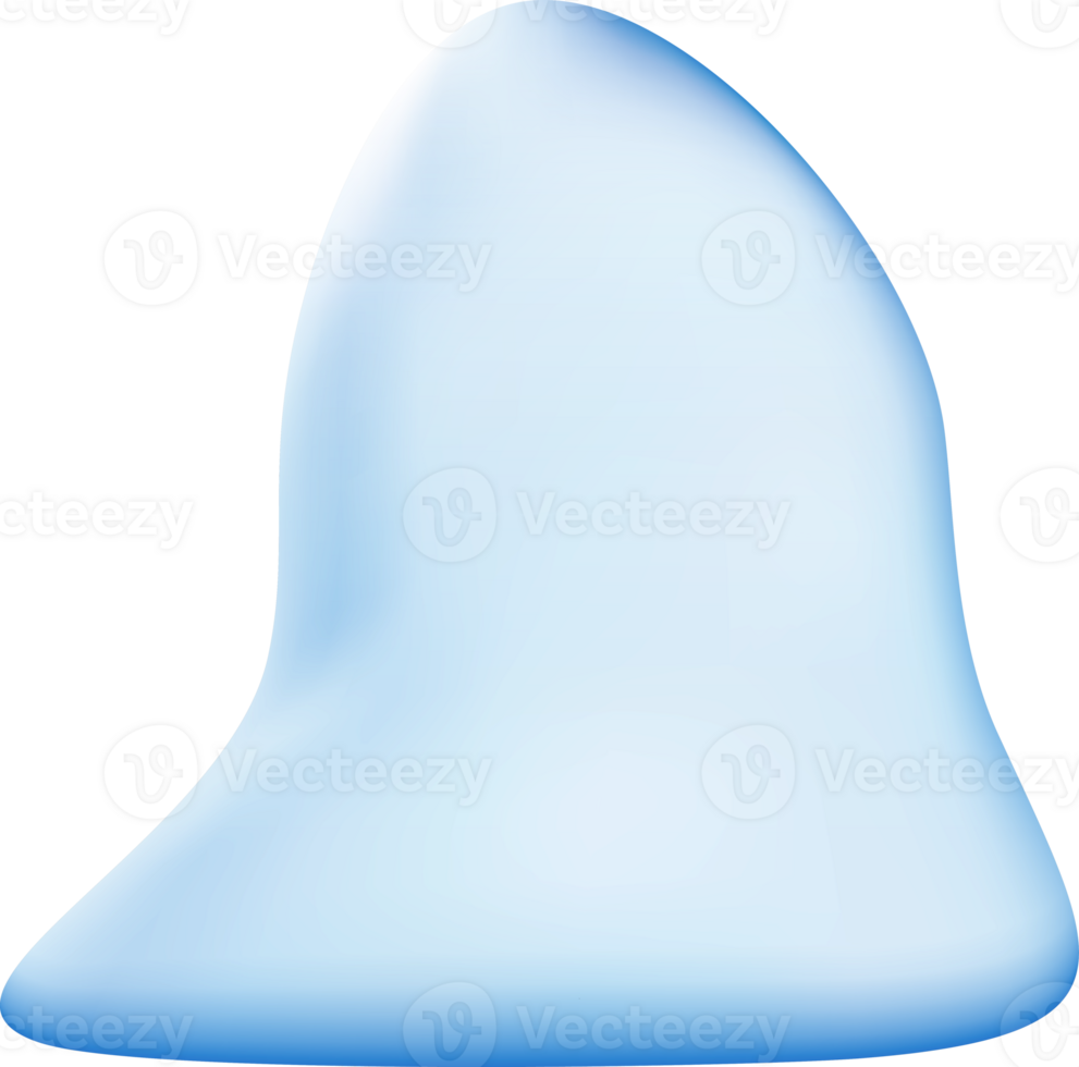 3D Snow Shapes Snowdrift png