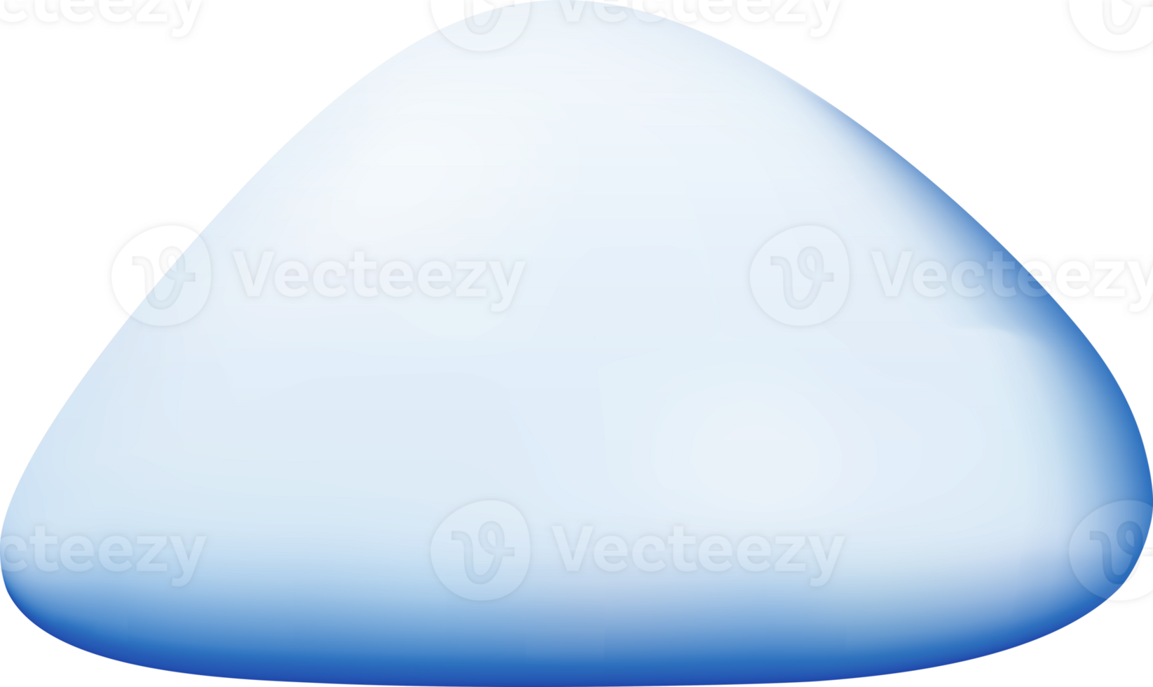 3D Snow Shapes Snowdrift png