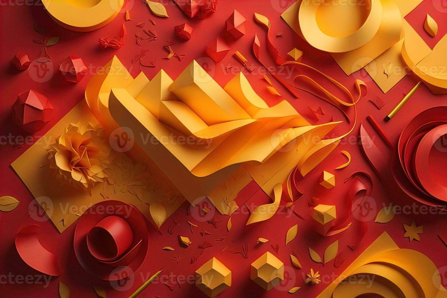 AI generated abstract background with colors, creative Design. ai generated photo