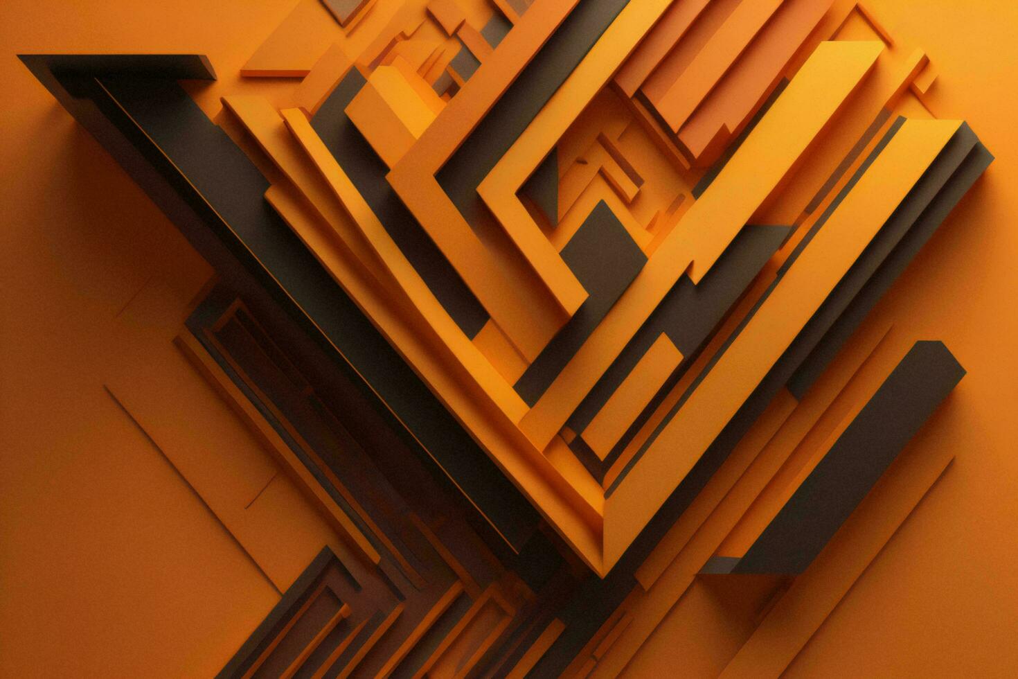 AI generated Abstract geometric shapes. Bauhaus design. generative ai photo