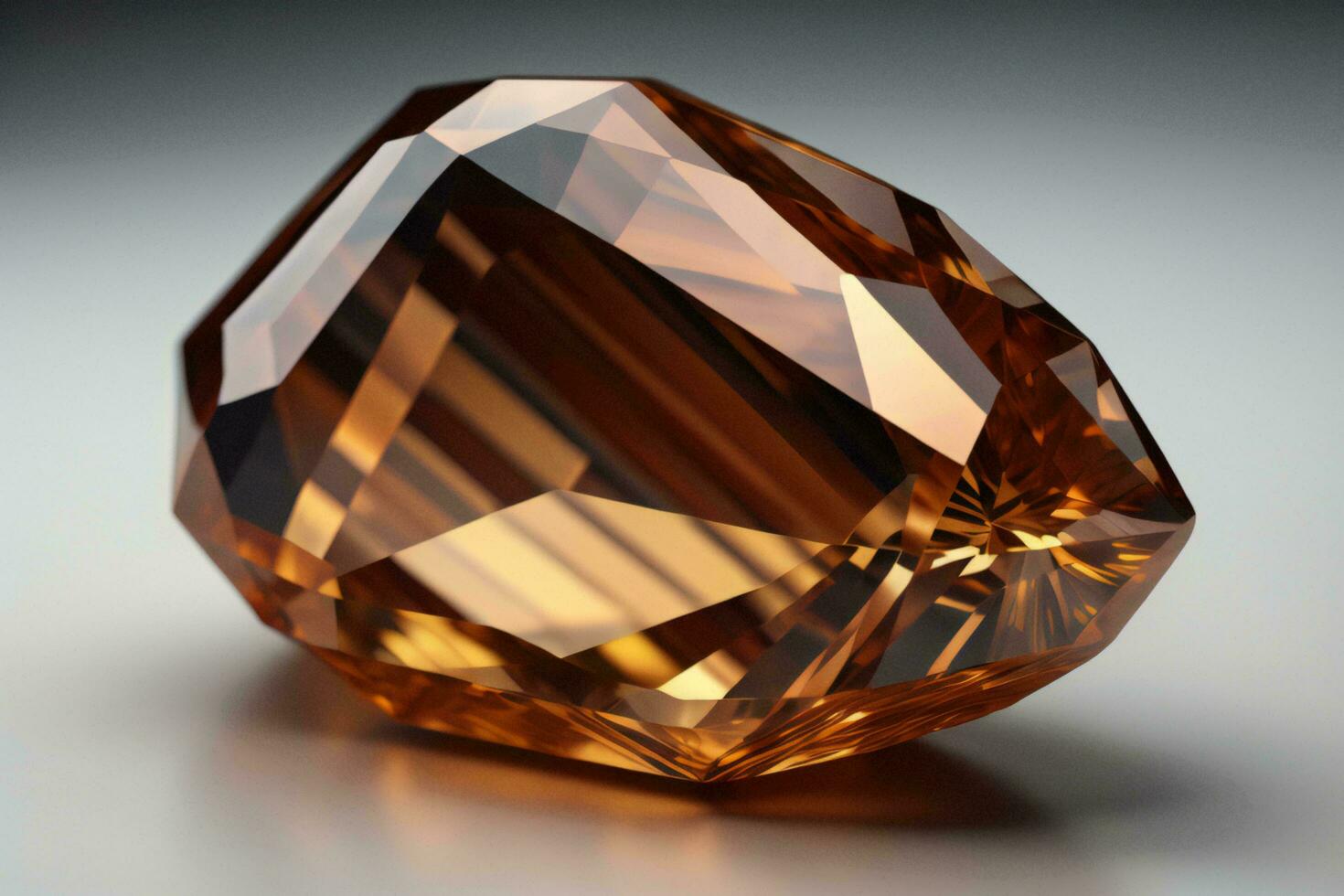 AI generated Citrine on a white background. generative ai photo