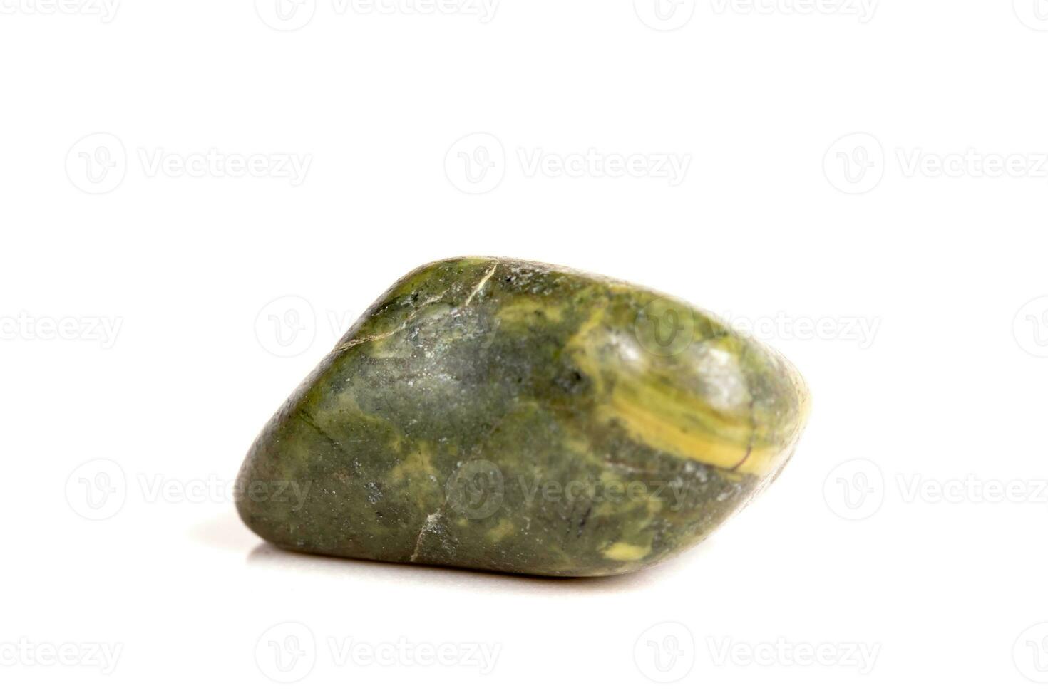 Macro mineral stone jasper on a white background photo