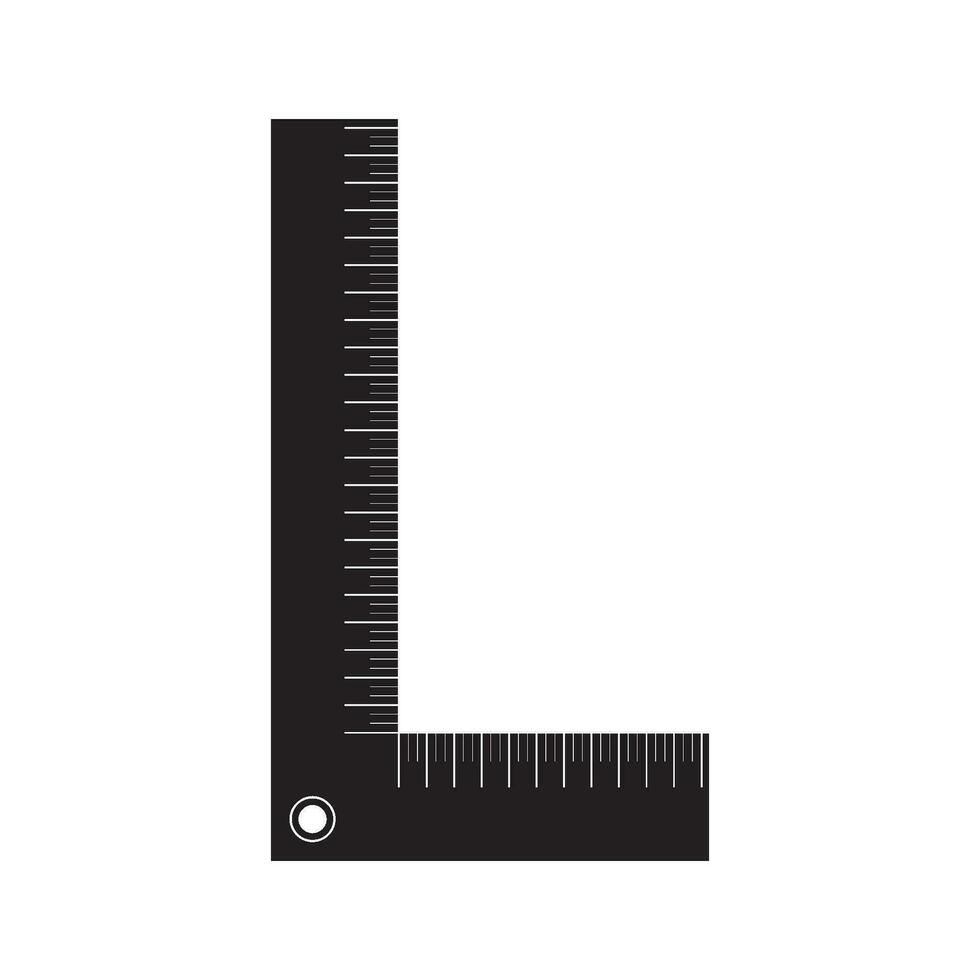 Ruler icon vector