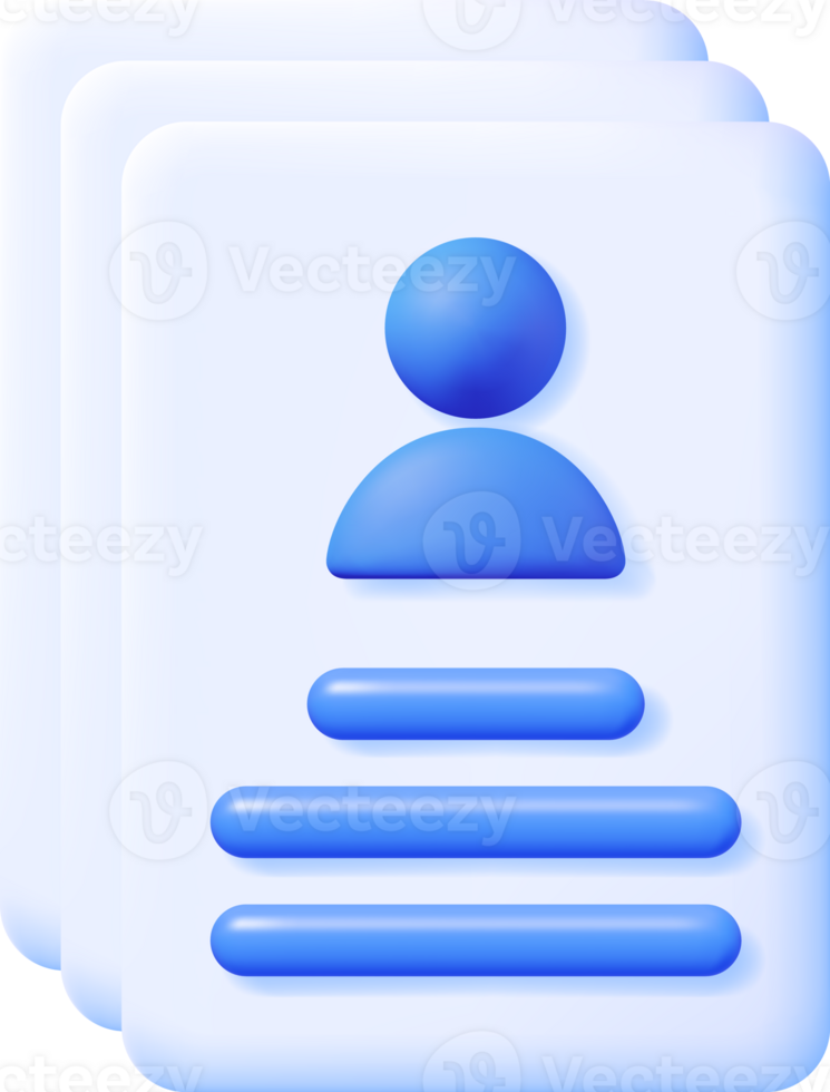3D Job Application Stack png