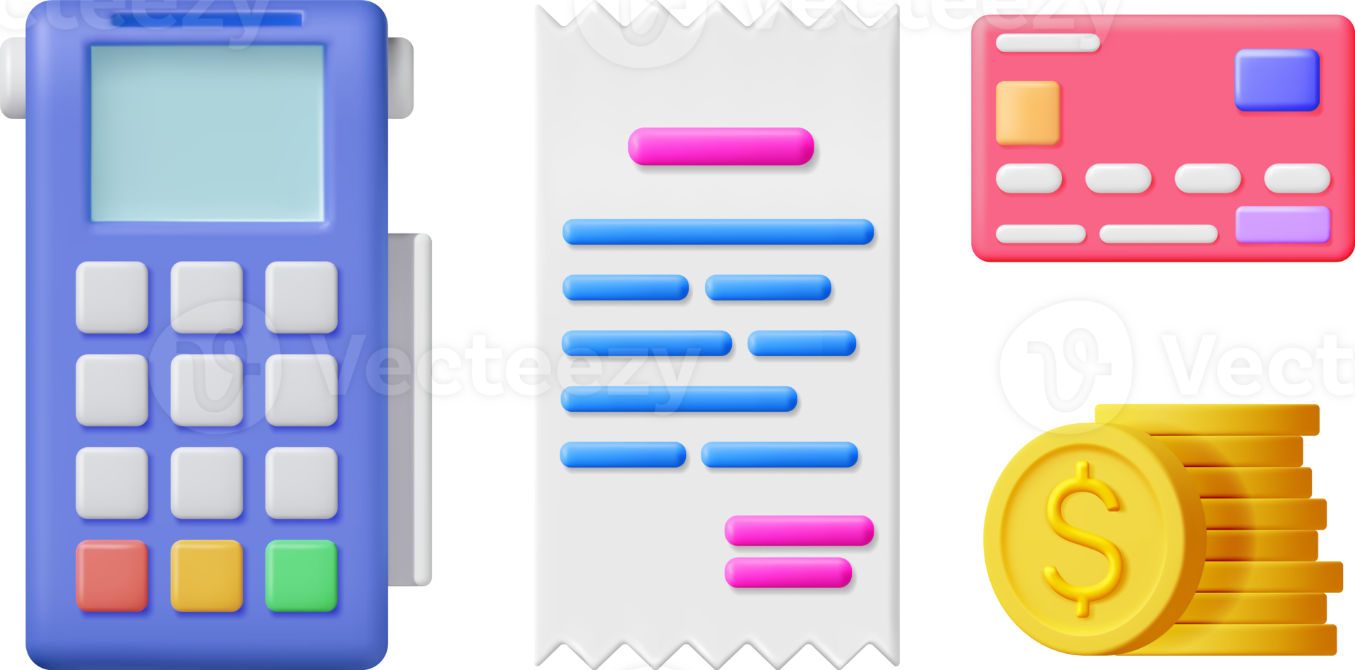 3D Payment Icons Set. png